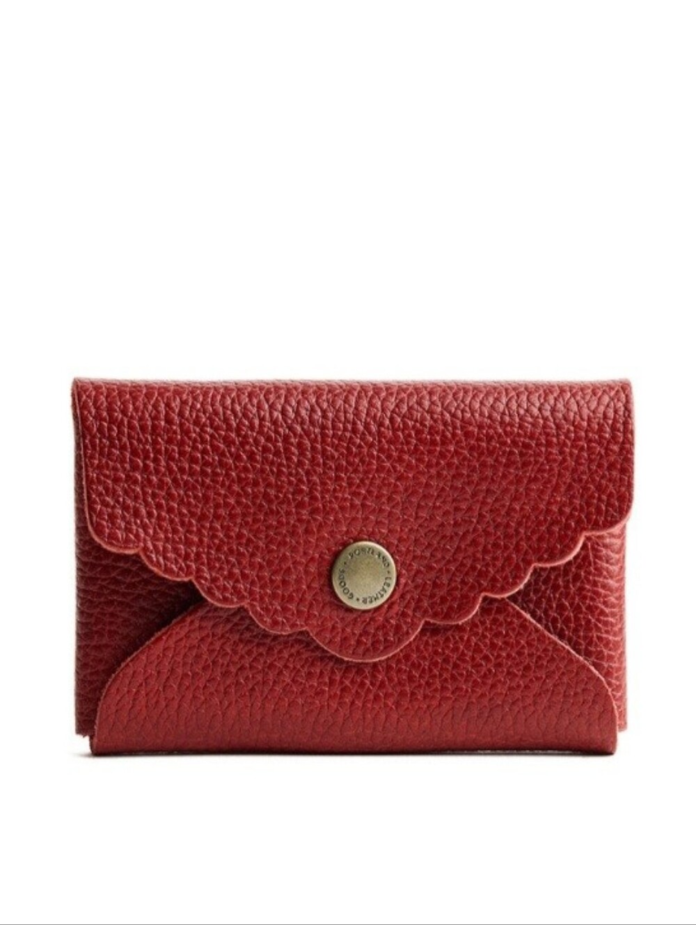NEW. PORTLAND MINI DAISY WALLET IN CHILI
